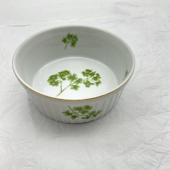 Andrea By Sadek Cookware Set Parsley  7 3/8 & 6” Souffle Casserole Oven To Table - Picture 13 of 16